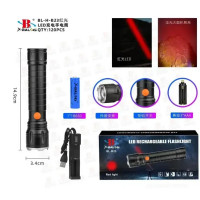 Фонарик красный bailong BL B23