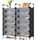 Подвійна полиця для взуття на 6 полиць Storage Shoe Rack WFB26207 AND LY-1039