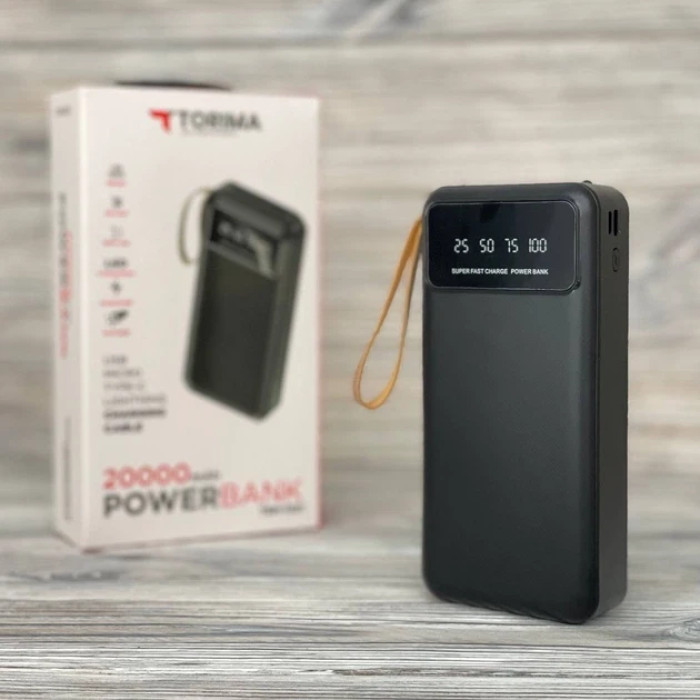 Зовнішній акумулятор Power Bank TORIMA TRM-1021 20000 mAh