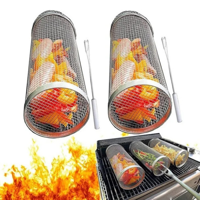 Барабан-кошик для гриля з неіржавкої сталі grill grate AND 5633
