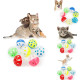 Пластикові кульки-брязкальця для кішок pet toy AND 5646
