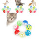 Пластикові кульки-брязкальця для кішок pet toy AND 5646