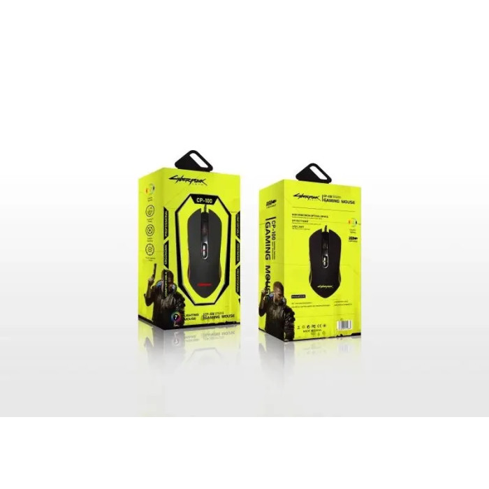 Мишка USB CYBERPUNK CP100 ігрова RGB