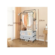 Підлогова вішалка для одягу 63*128*48*28 см