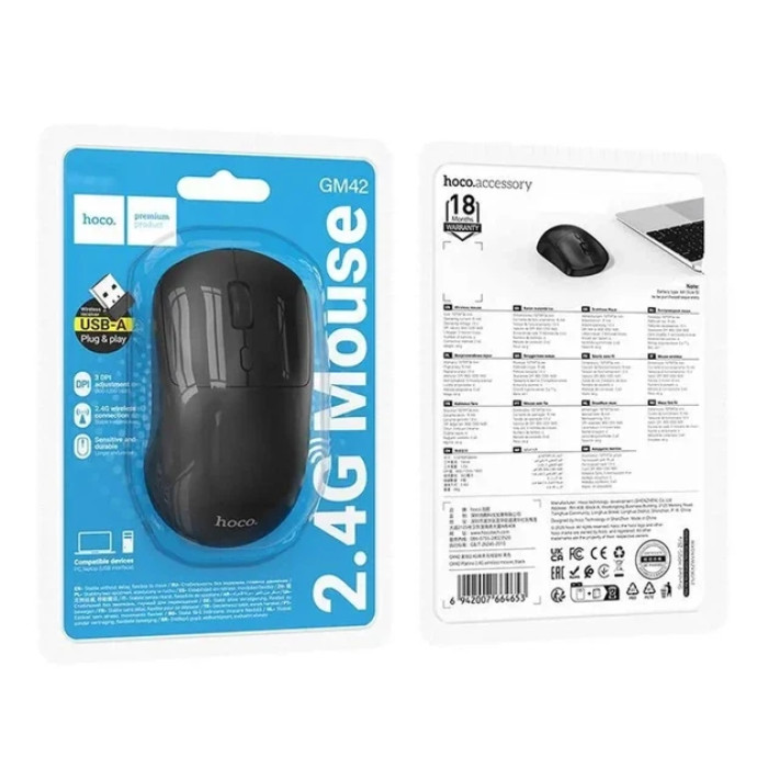 Миша бездротова HOCO GM42 Platino 2.4G wireless mouse