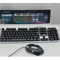Комплект XSTRIKE X-1014 Клавіатура + Миша RGB USB