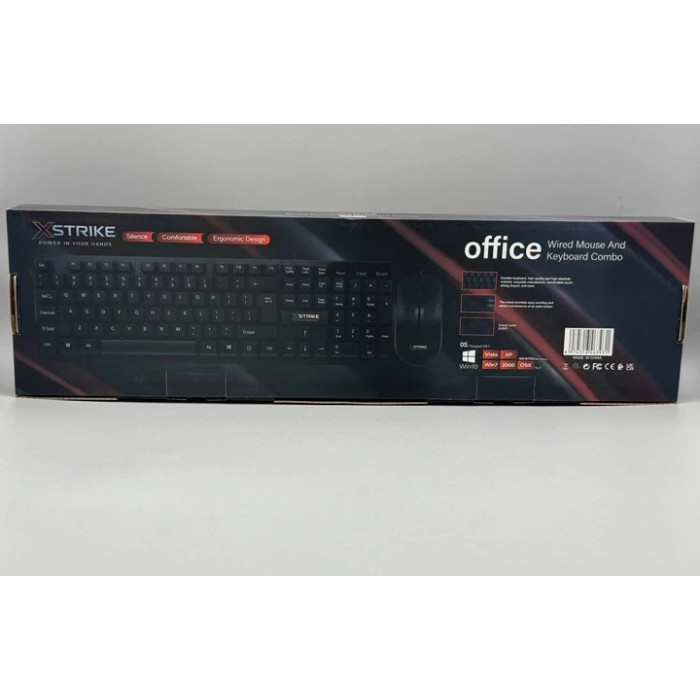 Комплект XSTRIKE X-1012 Клавіатура + Миша OFFICE USB