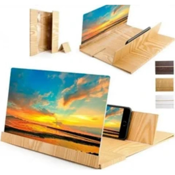 Збільшувач екрана телефона 3D (дерево) DL25