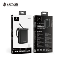 Зовнішній акумулятор Power bank LENYES PX270D 20000 mAh (реальна ємність)