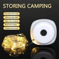 Кемпинговый фонарь-гирлянда 2 в 1 USB STORAGE CAMPING LIGHT 10м CH-515