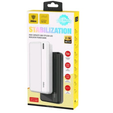 Зовнішній акумулятор Power Bank INKAX PB-02A (20000 mAh) 2.1A