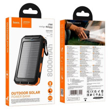 Зовнішній акумулятор Power Bank HOCO J164 Platinum Solar Dual Lighting Power Bank (8000mAh)