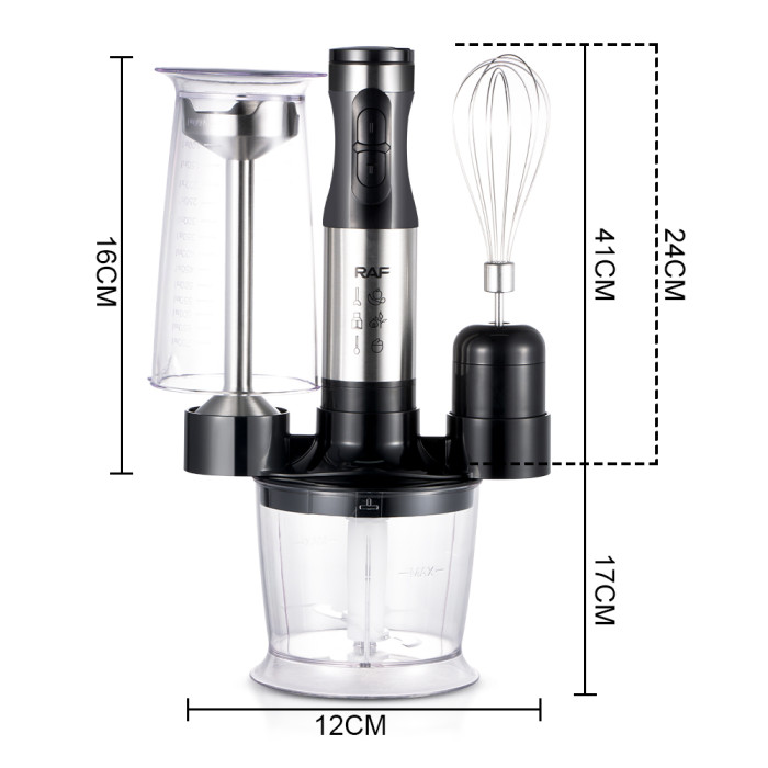 Блендер заглибний 4 в 1 RAF R.3009 1600W