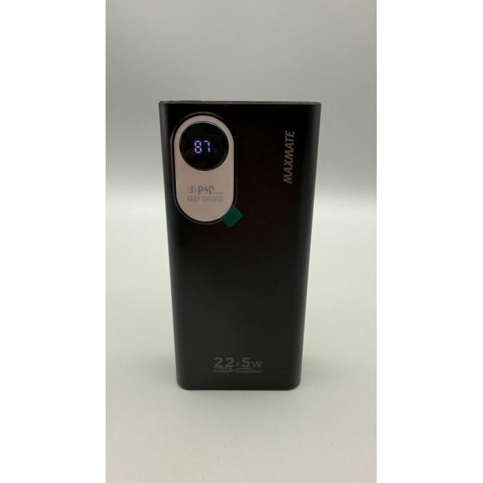 Зовнішній акумулятор Power Bank Maxmate MMP20RE fast charhing 22.5 W (20000 mAh)