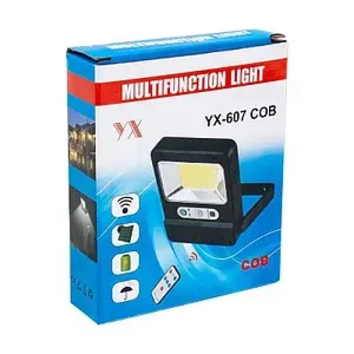 Ліхтар акумуляторний LED 607 + SOLAR