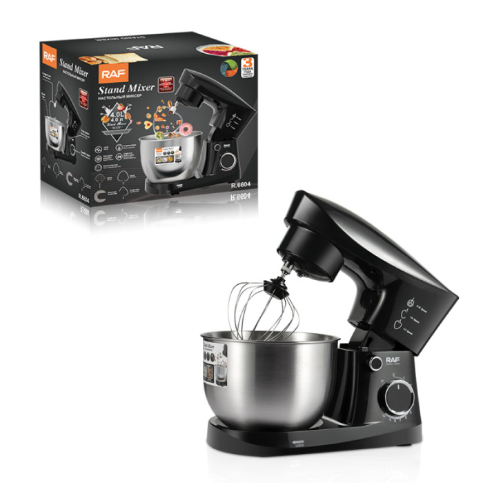 Кухонний міксер-тестоміс 1500W 4L RAF R.6604
