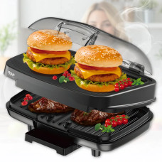 Електрична бургерниця з двостороннім нагріванням RAF R.2535