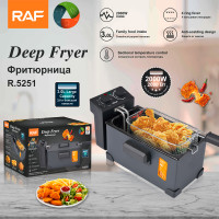 Фритюрниця RAF R.5251 2000W 3L