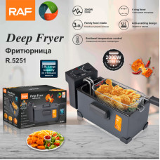 Фритюрниця RAF R.5251 2000W 3L