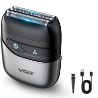 Электробритва VGR V 379 шейвер, двойное лезвие, триммер, водонепроницаемая IPX7