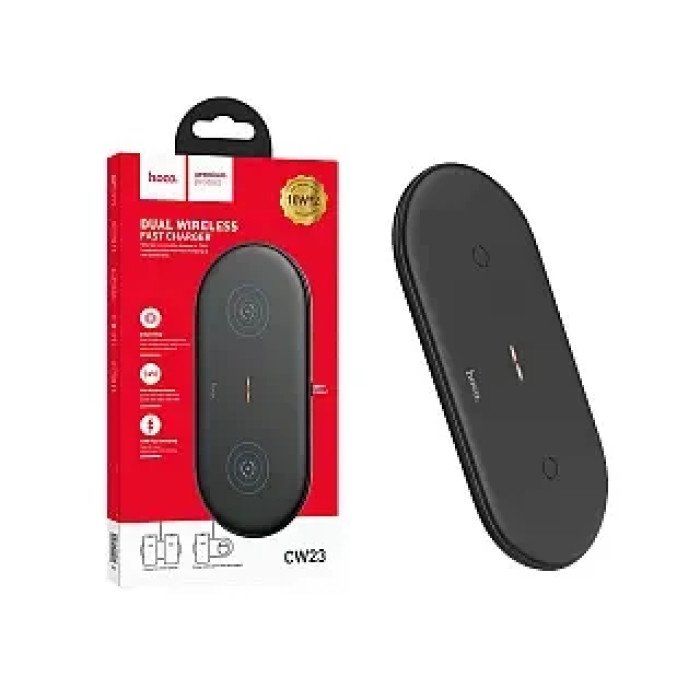 Бездротовий зарядний пристрій HOCO CW23 Dual Power