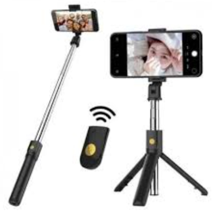 Монопод-тринога + пульт Bluetooth K07
