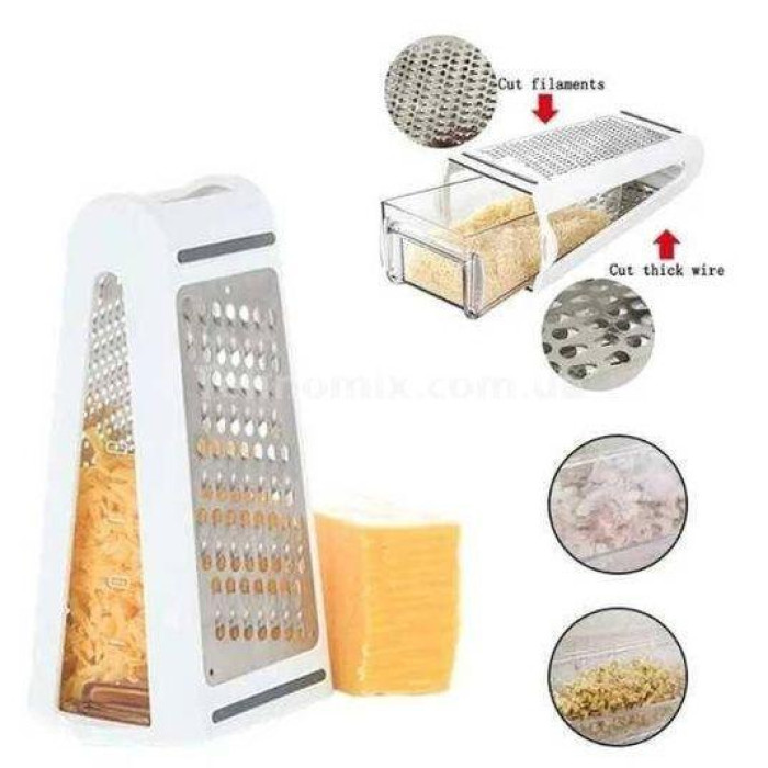 Двостороння тертка з контейнером