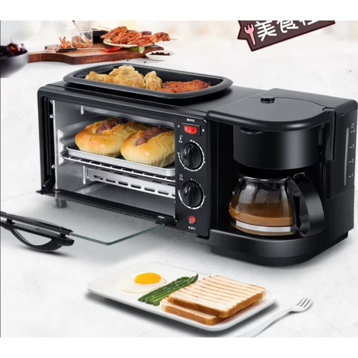 Електрична піч для сніданку 3 в 1
