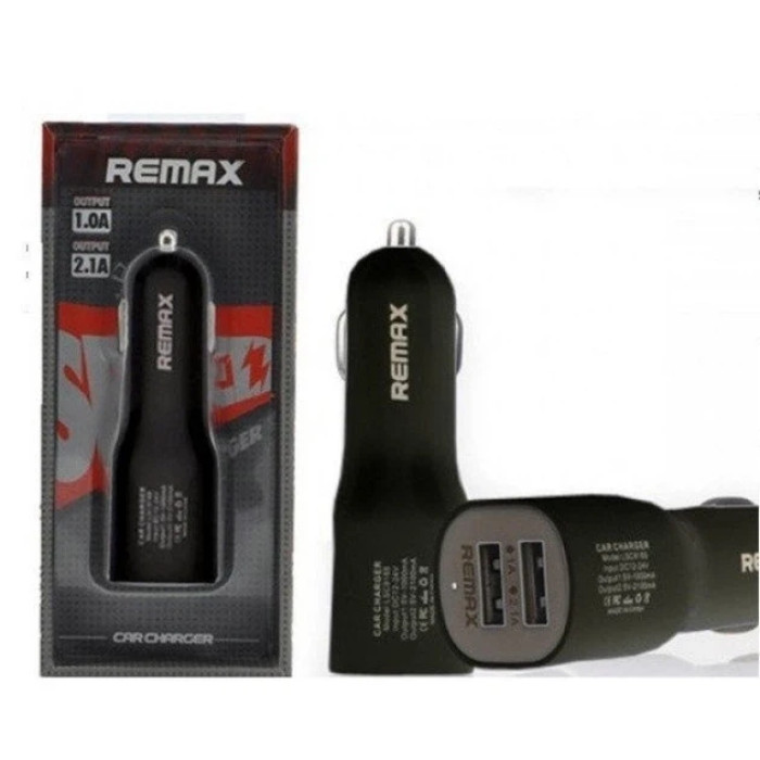 АЗУ авто зарядка REMAX 2USB CC201
