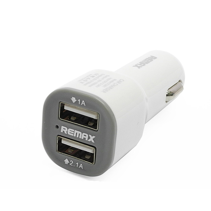 АЗУ авто зарядка REMAX 2USB CC201