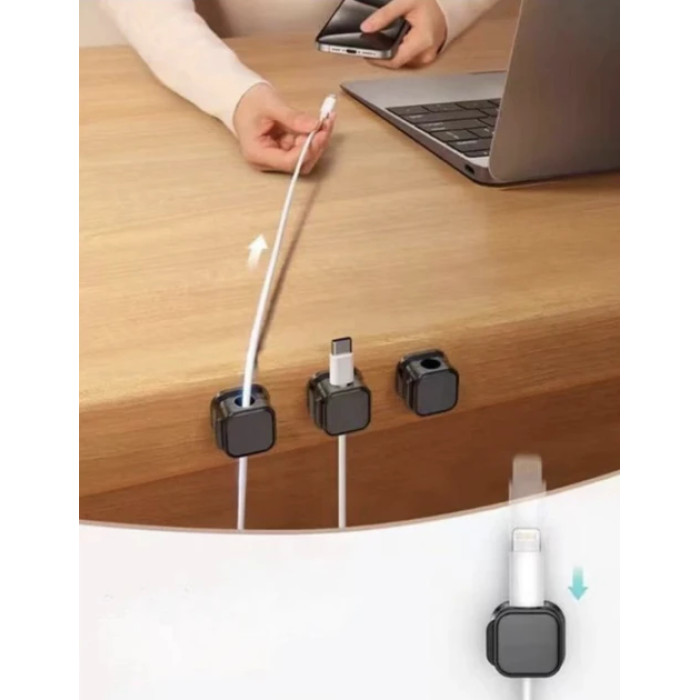 Тримач для проводу, магнітний затискач для кабелю