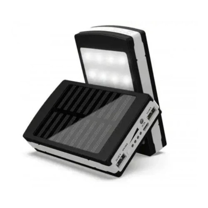 Портативное зарядное устройство с фонариком Solar Power Bank 50000 mAh
