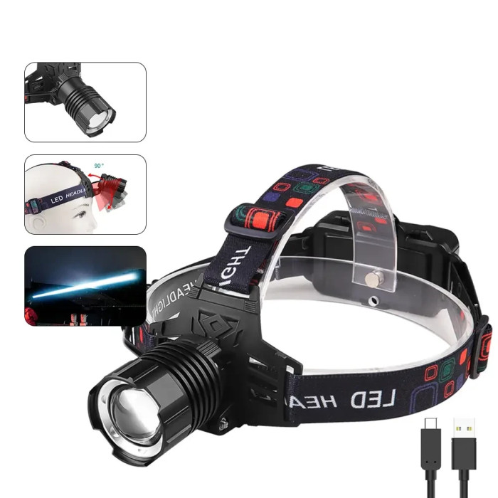 Налобний ліхтар BL T116 TG 2*18650