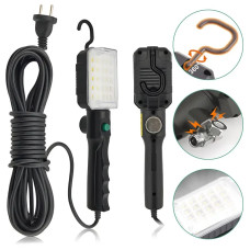 Фонарик BL 9025 для сто с магнитом и работает от 220в кабель 9 метров