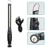 Фонарик ручной с магнитом BL 821 COB 18650 battery usb charge