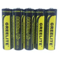 Батарейка BATTERY 18650 Black Greelite жовті з чорним