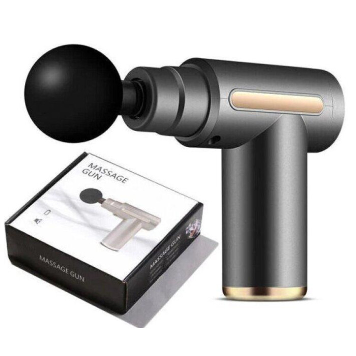 Масажер для тіла перкусійний, 4 насадки, Gun Massager 1324