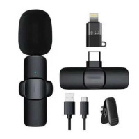 Портативный беспроводной петличный микрофон K8-I Type-CAND-1