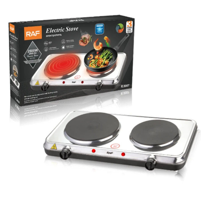 Плита двоконфоркова електрична RAF R8007B
