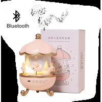 Ночник-проектор КАРУСЕЛЬ для детей,USB 12 фильмов, Projector 206 + БЛЮТУС