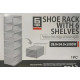 Складана полиця для взуття 6 секцій 809-6