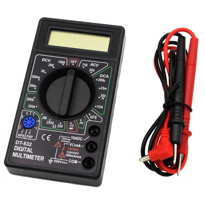 Мультиметр цифровой DT 832