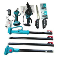 Набор акб инструмента Alfarid Усилен Секатор 48v + Масленый-Пила 6" + Штанга