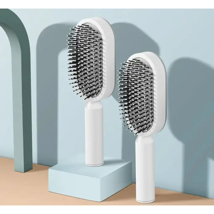 Расческа для волос массажная, БЕЛАЯ