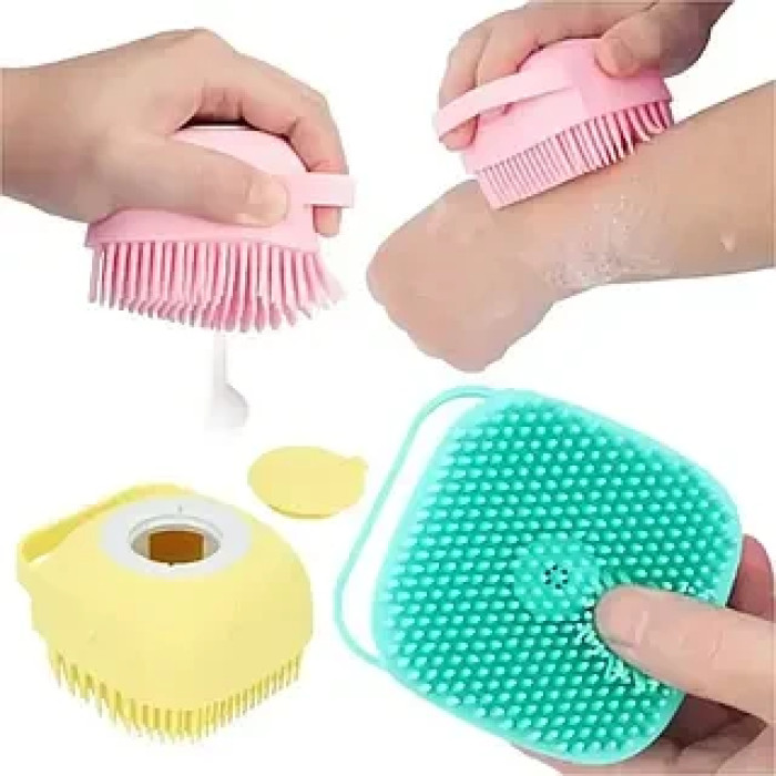 Силиконовая щетка-мочалка Silicone Massage Bath Brush