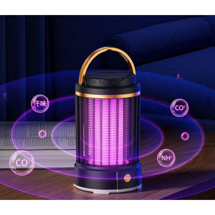 Акумуляторний відлякувач від комах і комарів, 14х8,5 см USB Camping Mosquito Lamp Y19