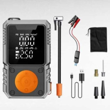 Акумуляторний автомобільний компресор із цифровим дисплеєм, 15 000 мА·год (-873)