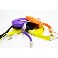 Кабель AUX 3.5 jack 1м лапша