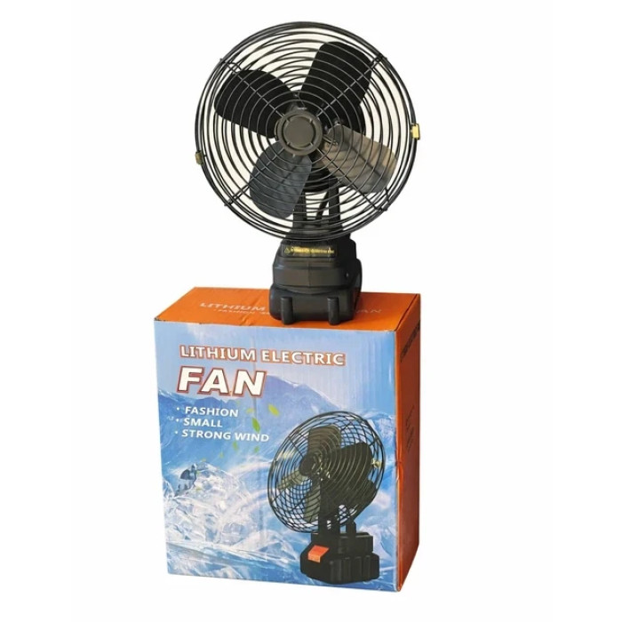 Вентилятор на аккумуляторе 48В Черный fan AND 0515