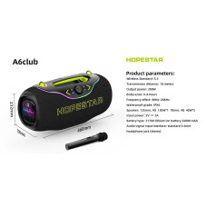 Портативная колонка Hopestar A6 Club